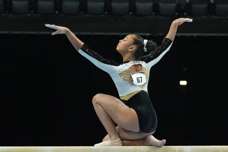 Olympic gold medalist Hezly Rivera rallies to capture second straight U.S. women's gymnastics title